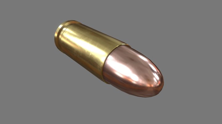 9mm bullet 3D Model
