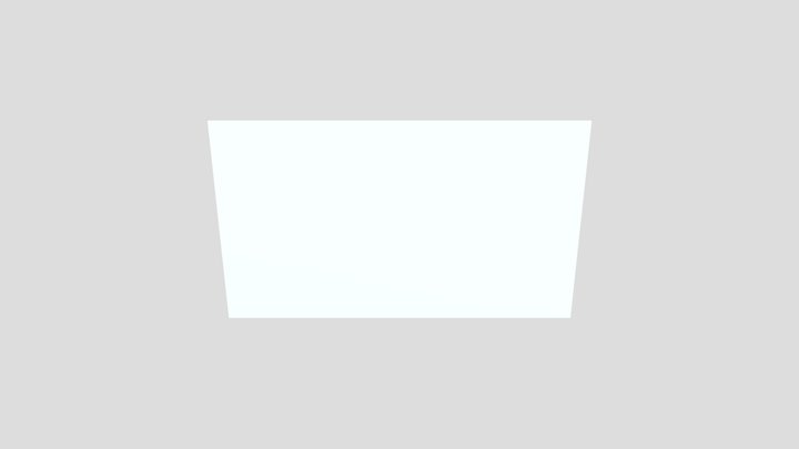 business card blank 3D Model