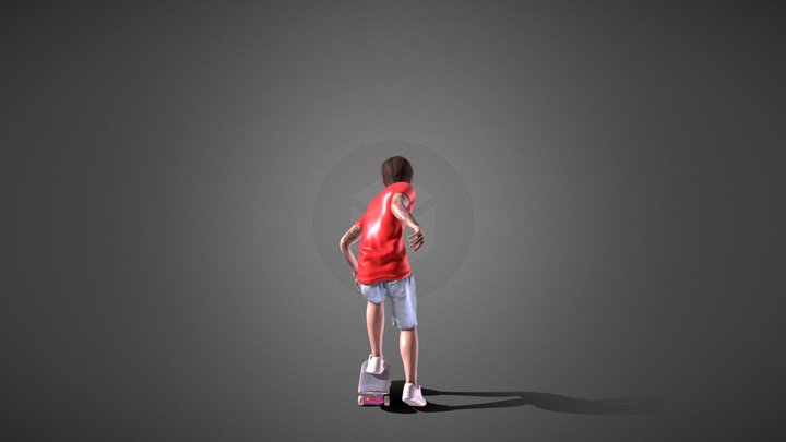 CONCEPT FOR SKATING GAME - V001 3D Model