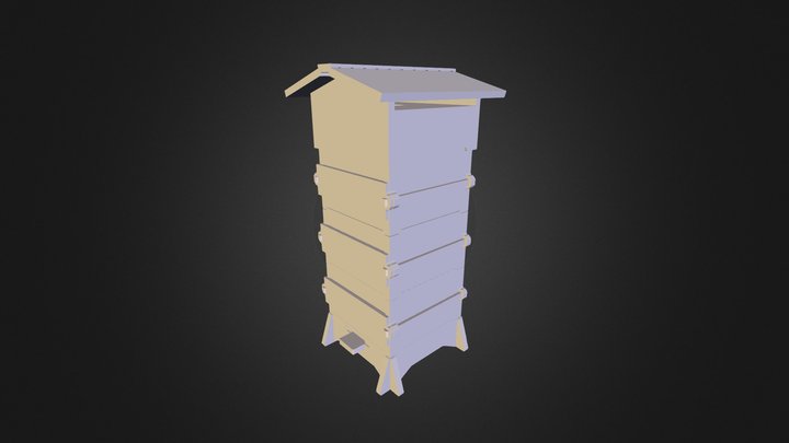 BCN Warré Hive V2 3D Model