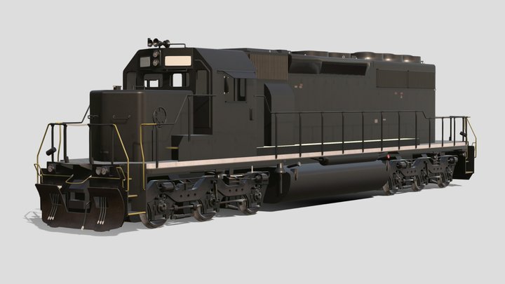 EMD SD40-2 – Modello 3D gratuito STL