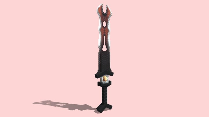 Souls like sword 3D Model