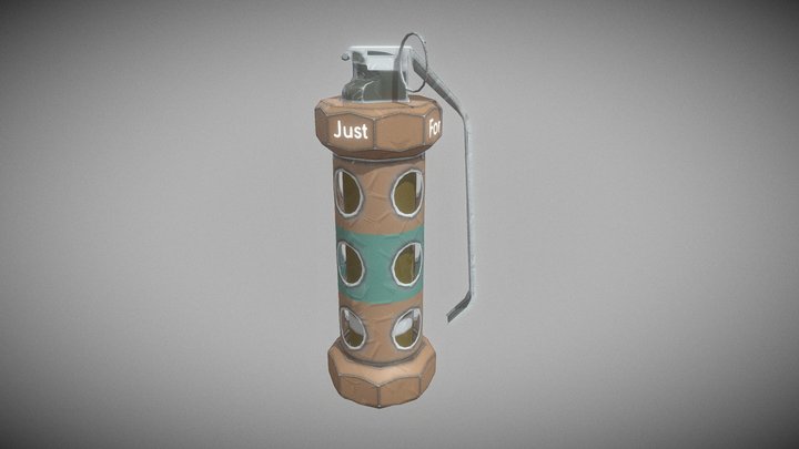 Counter Strike Grenades (Cs Go) 3D Model
