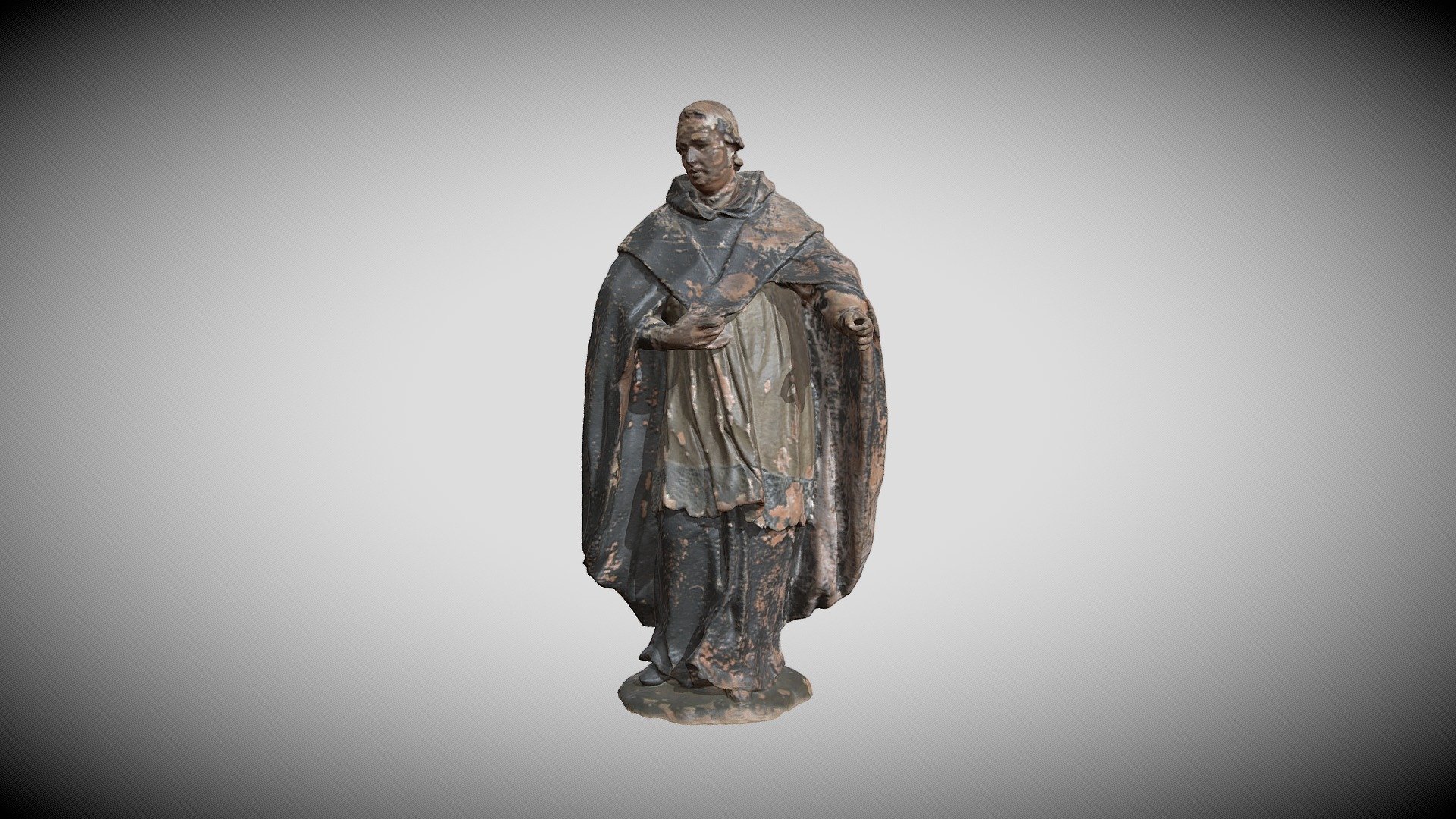 Kloosterling met rochet en mantel - Download Free 3D model by meemoo ...