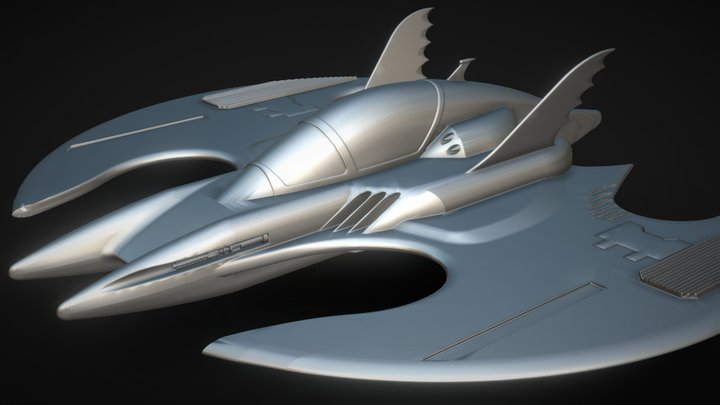 Batwing 1989 Printable 3D Model