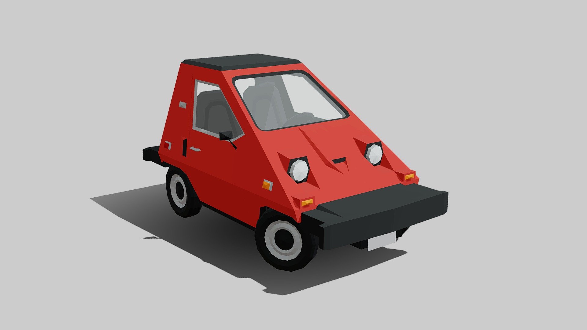 1980 Sebring Comuta Car (Citicar) - Buy Royalty Free 3D model by ...