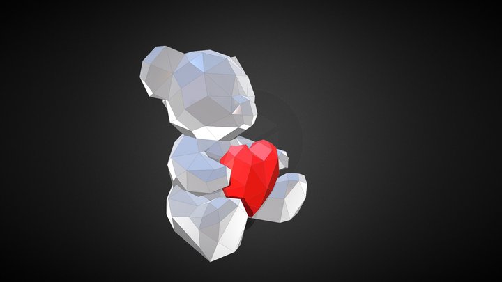 小熊 3D Model