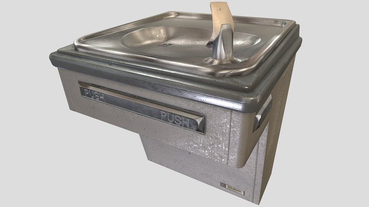 Drinking Fountain (low poly) 3D Model