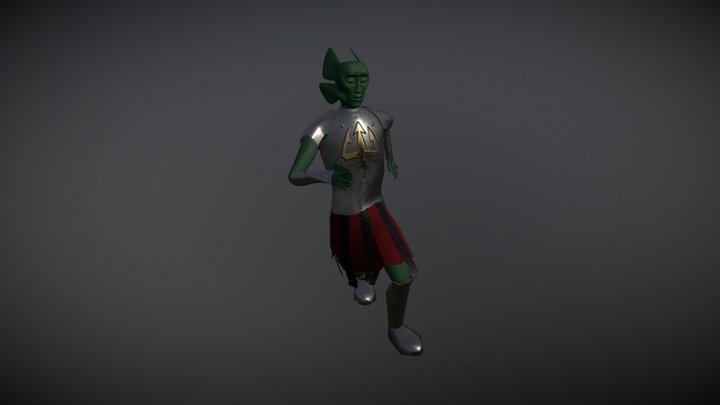 Finlay The Fishman 3D Model
