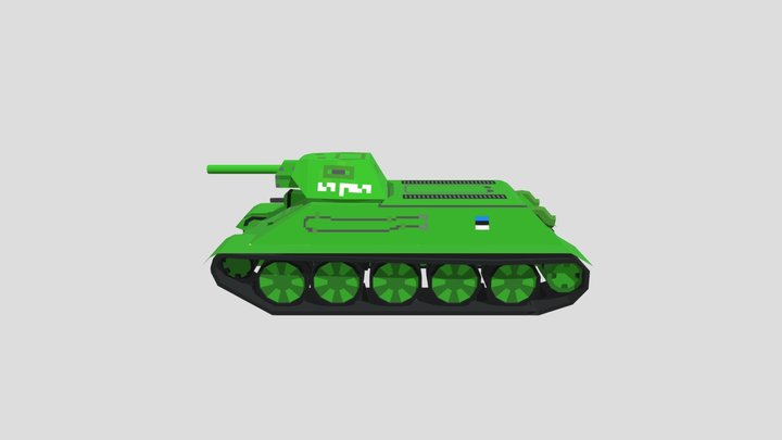 T-34-1941 3D Model