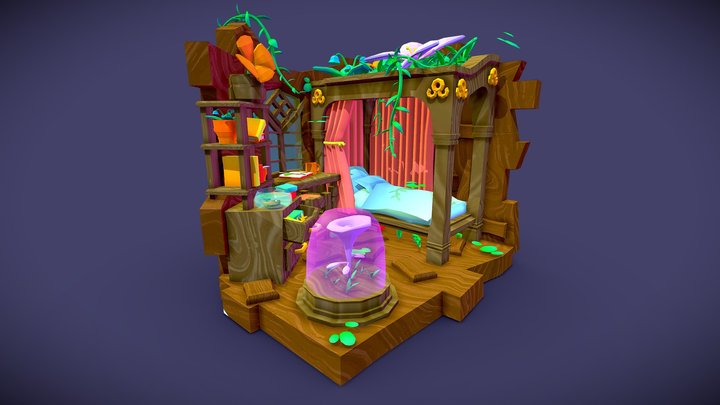 DAECrib - Botanist 3D Model