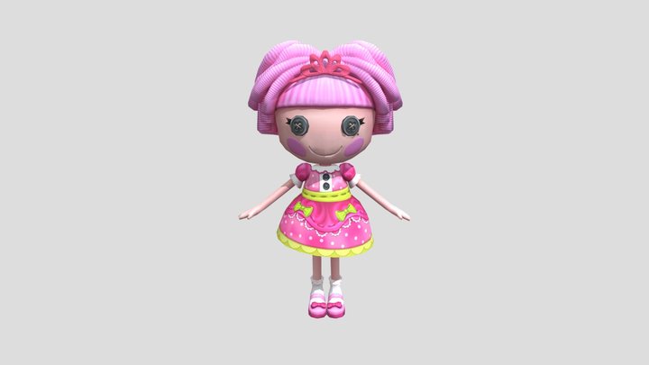 Jewel Sparkles - Lalaloopsy 3d Land Mobile 3D Model