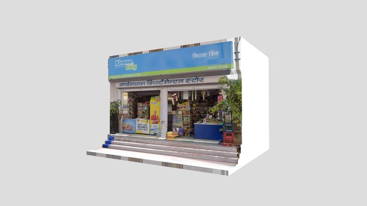 Indian Shop 3D Model