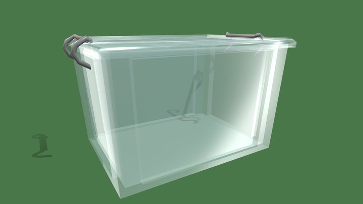 Plastic box 3D Model