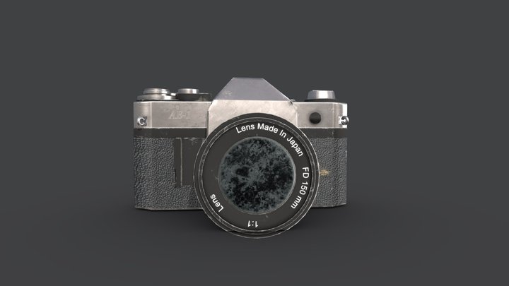 Canon Camera 3D Model