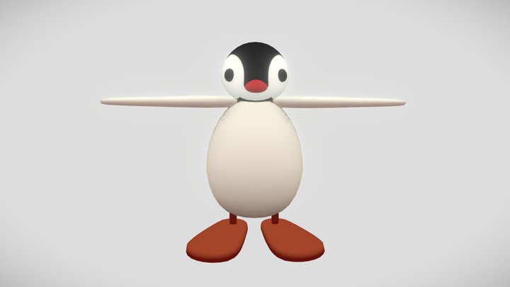 Pinga with rigging 3D Model