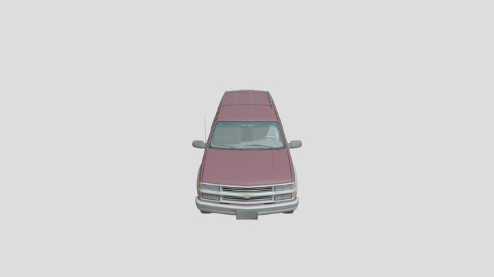 Chevrolet_suburban_1999_3ds 3D Model