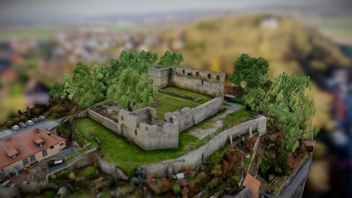 Die Heldenburg in Salzderhelden - by F7 DIGITAL 3D Model