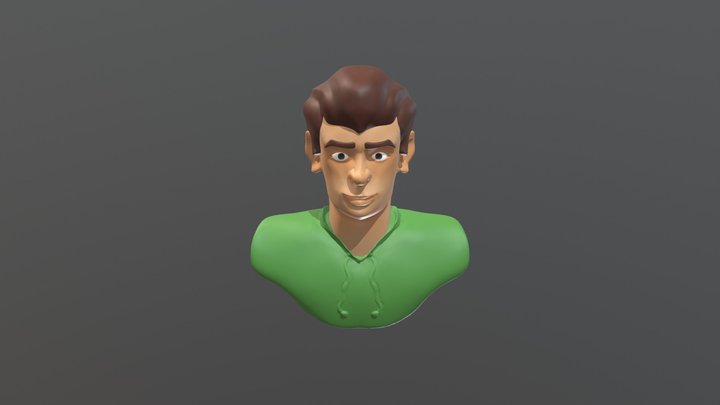 Cabeça Humana 3D Model