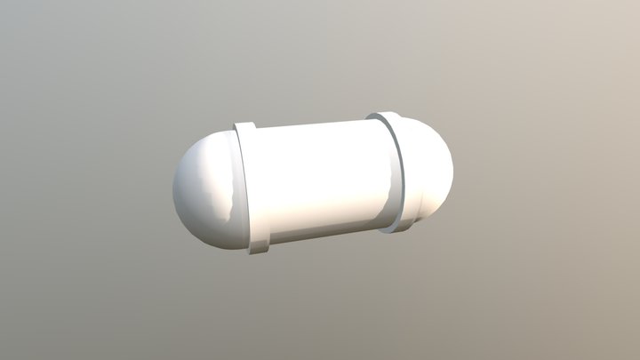 Unity Space Shooter Power-Up Capsule (test) 3D Model