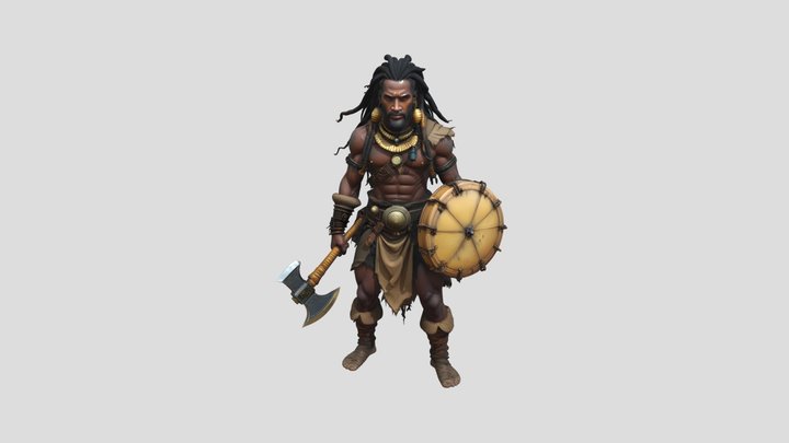 Warrior legendary 3D Model
