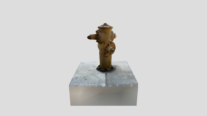Fire Hydrant 3D scan 3D Model