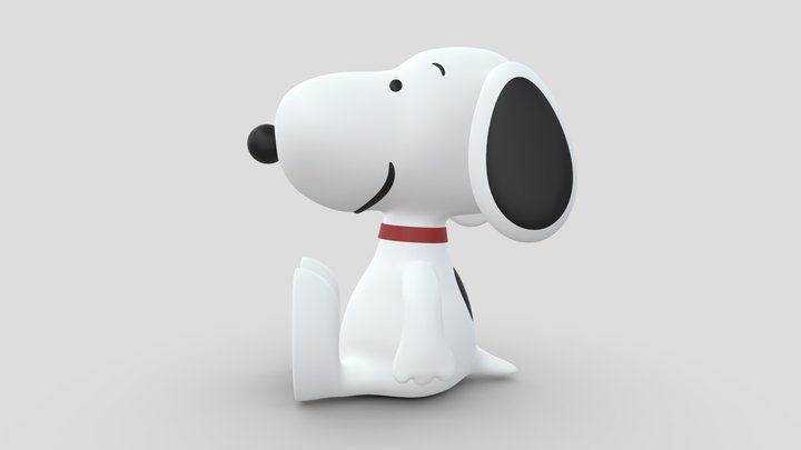 Snoopy 3D Model