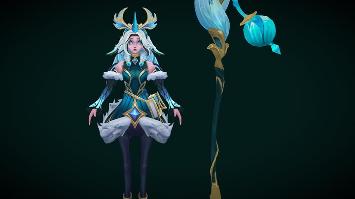 FanArt Faerie Court Lillia 3D Model