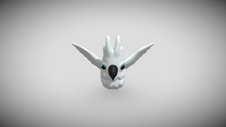 Manfred the Cockatoo Parrot 3D Model