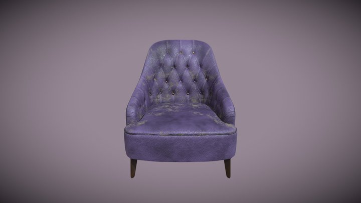 Chair Lp UV BAKING 3D Model