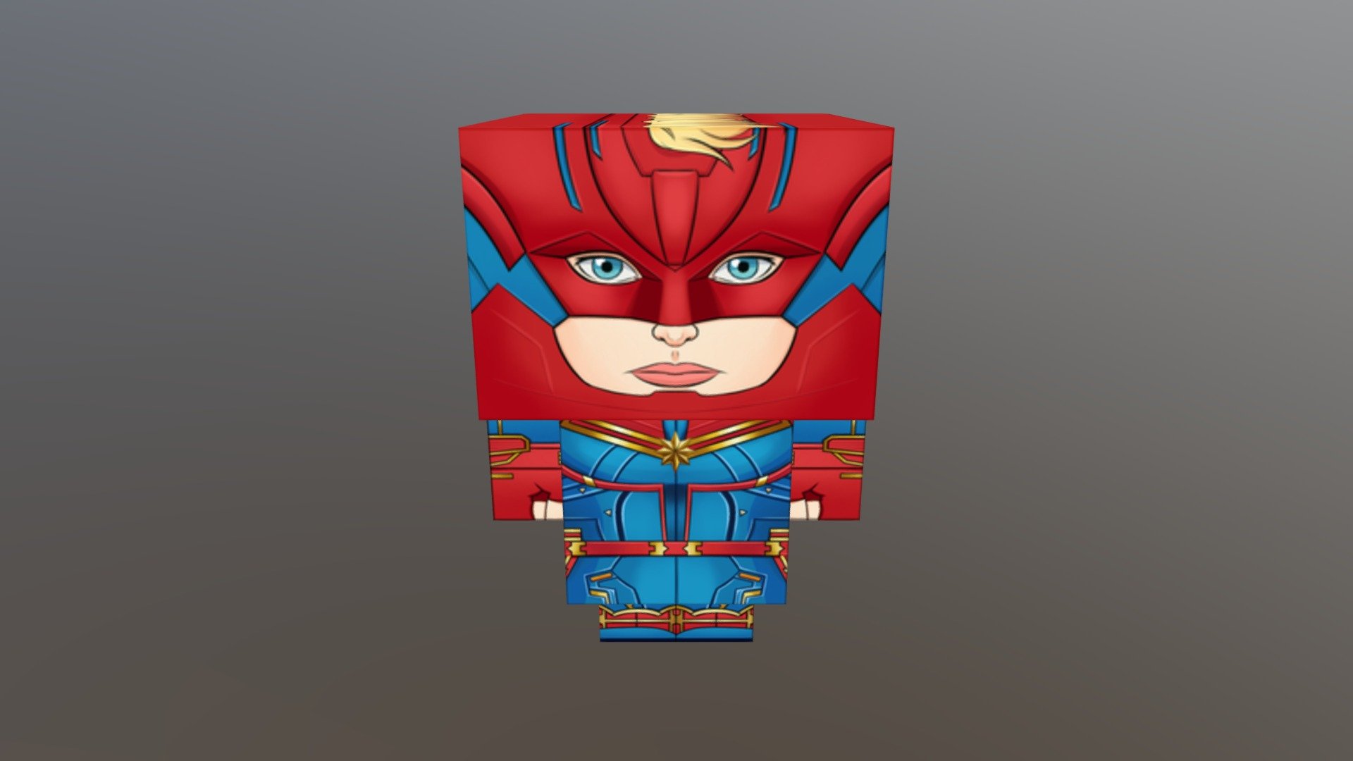 Captain Marvel / Capitana Marvel - Papercraft