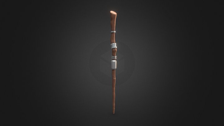 Sousou no Frieren - Fern Staff (no clotch) 3D Model