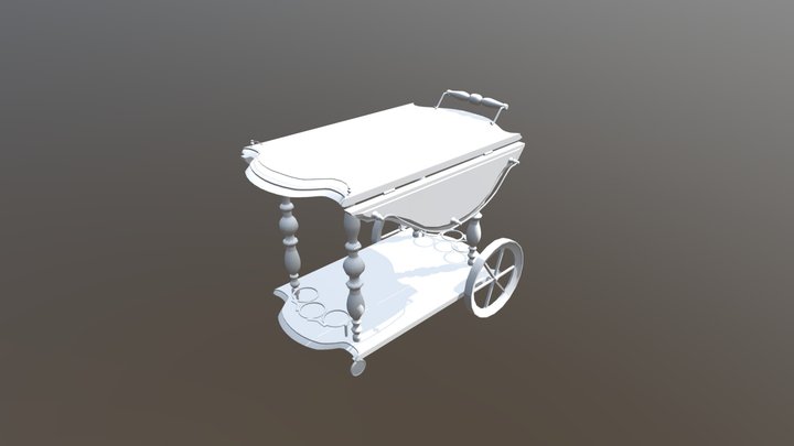 Drink Cart - WIP 3D Model