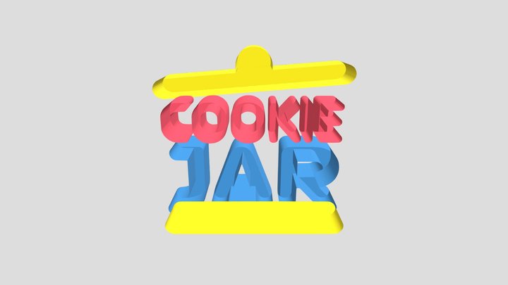 Cookie Jar Logo 3D Model