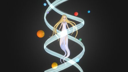 God Girl 3D Model