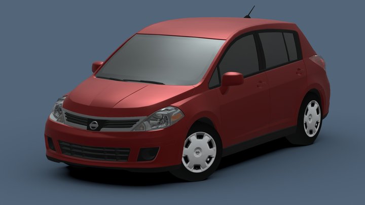 Nissan Versa 2005 3D Model