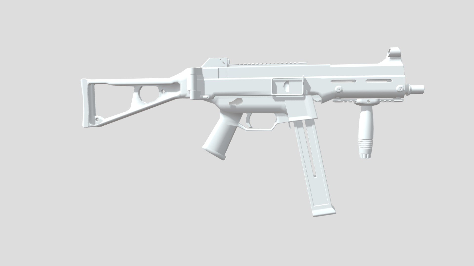 Heckler und Koch UMP (low poly)