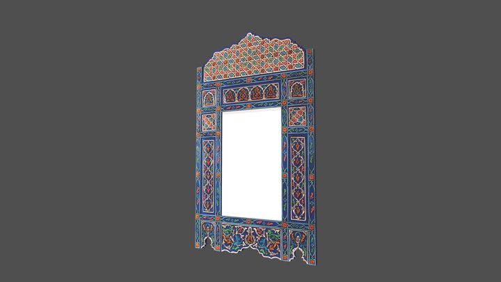 Traditional Moroccan mirror 3D Model
