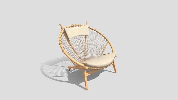 Circle Chair (PP130) 3D Model