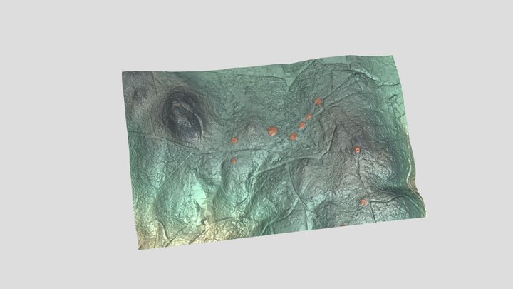 Necrópolis Neolítica - Campo do Mouro 3D Model