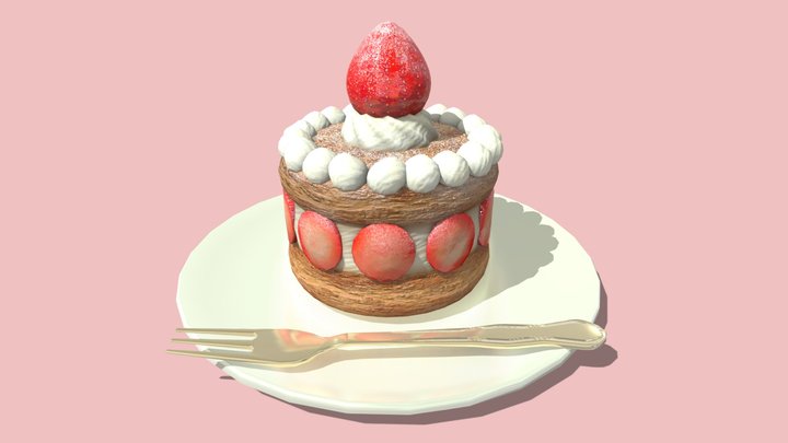 Shortcake_Set_01 3D Model