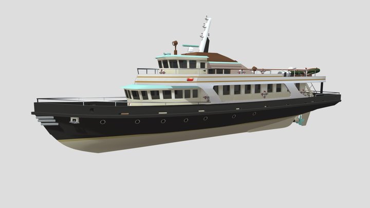 Yacht II – Modello 3D gratuito STL