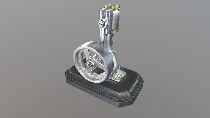 Steam Engine Model - www.delscan.com 3D Model