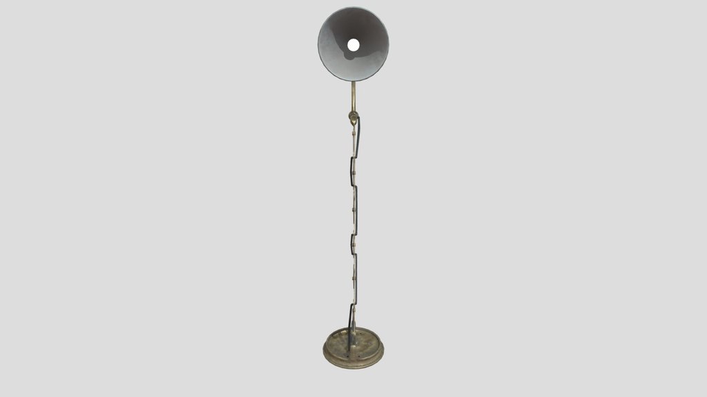 Industrial Scissor Arm Lamp Extended