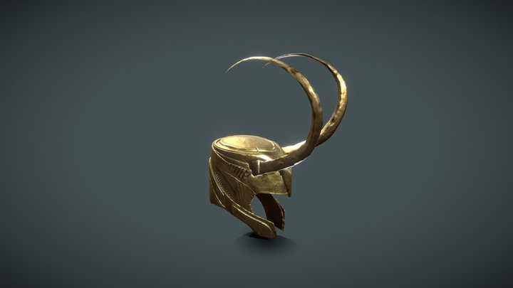 Loki_Helmet 3D Model