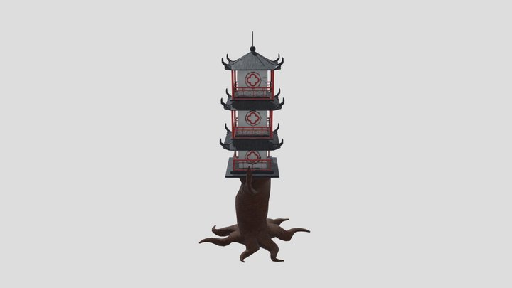 Pagoda of the forest 3D Model