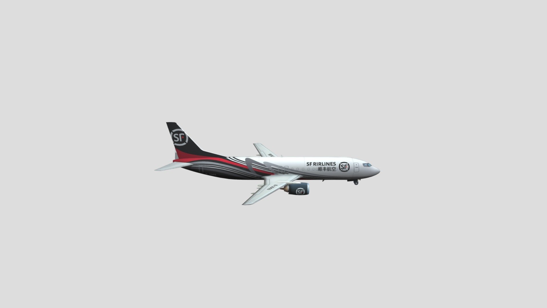 B737 - Download Free 3D Model By Zhangxrk1993 [dae074a] - Sketchfab