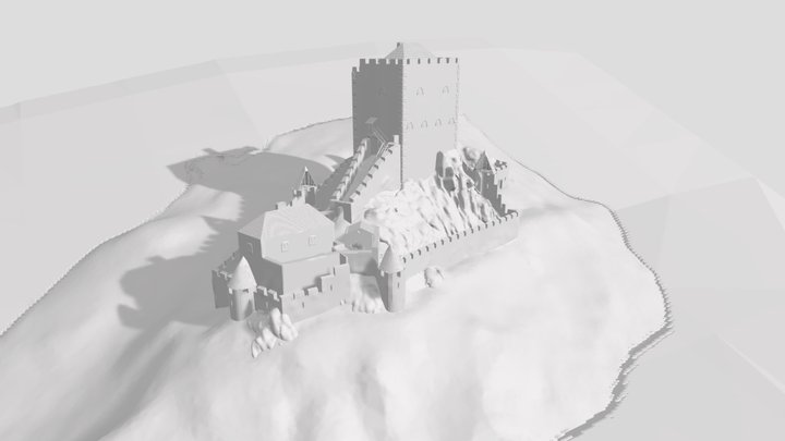 Château du Ramstein - XIVe s. 3D Model