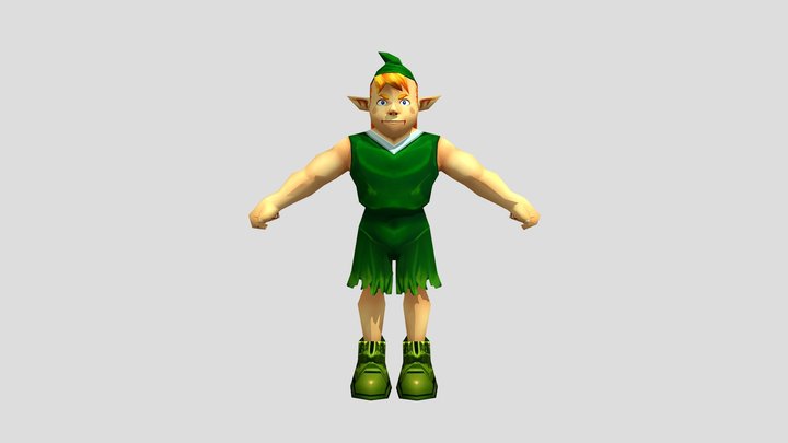Mido - Ocarina of Time 3D (Adult form) 3D Model