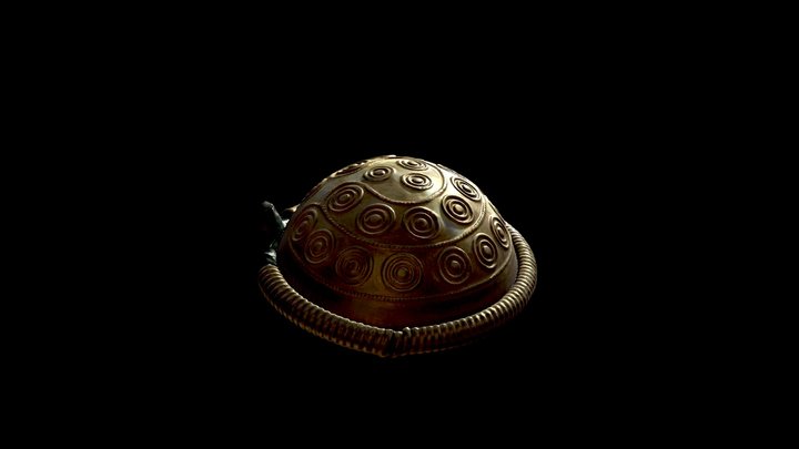 Plattenfibel/ Early bronze age fibula 3D Model